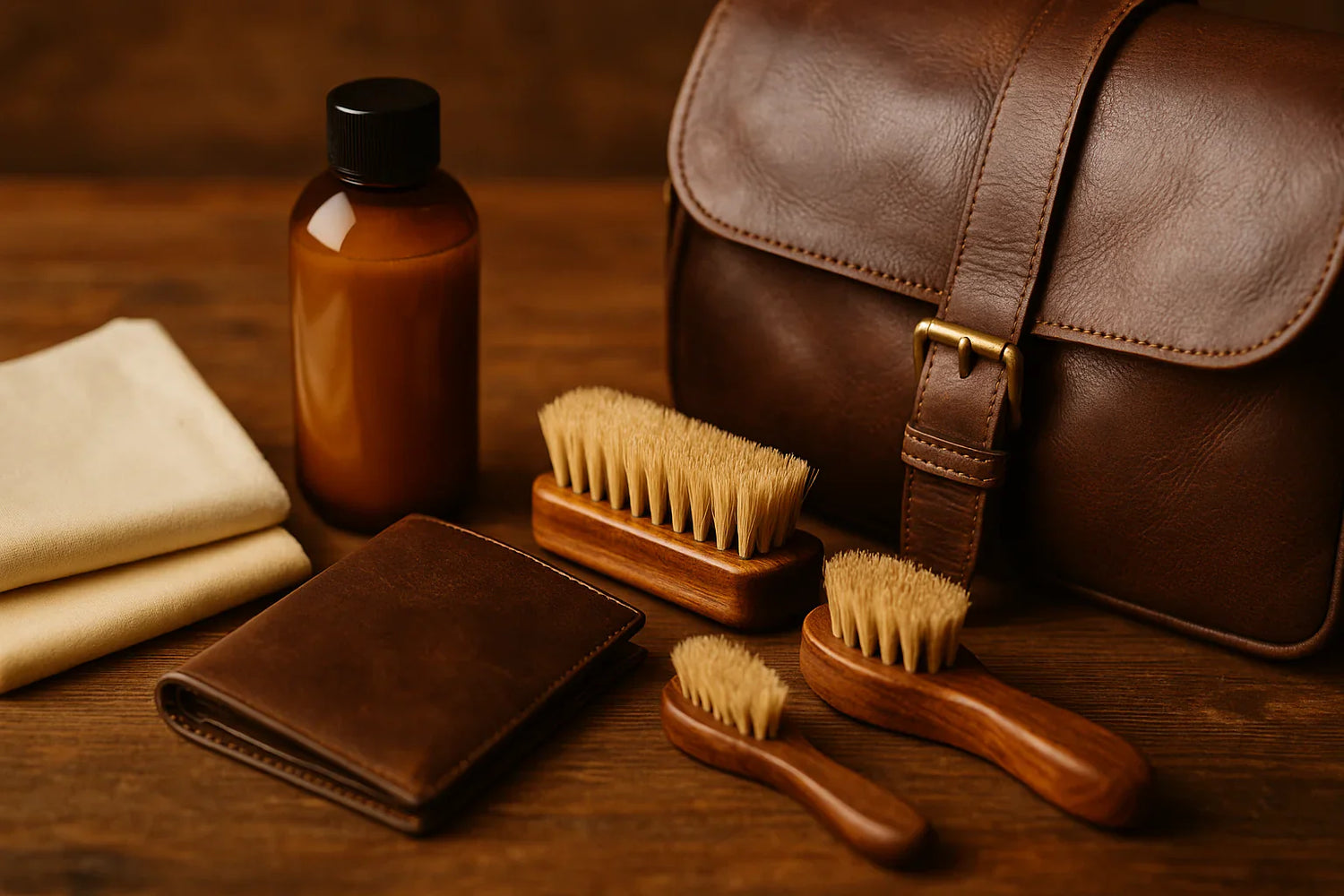 Bag & Leather Care Tools <br> أدوات تنظيف وعناية بالشنط والجلود