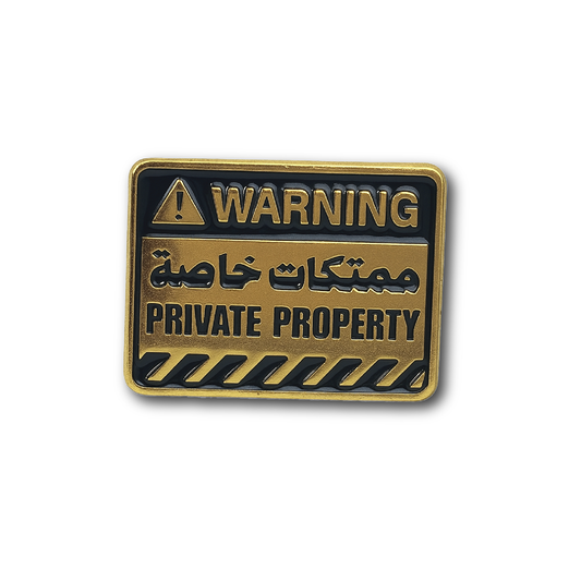 Sign Metal Badge