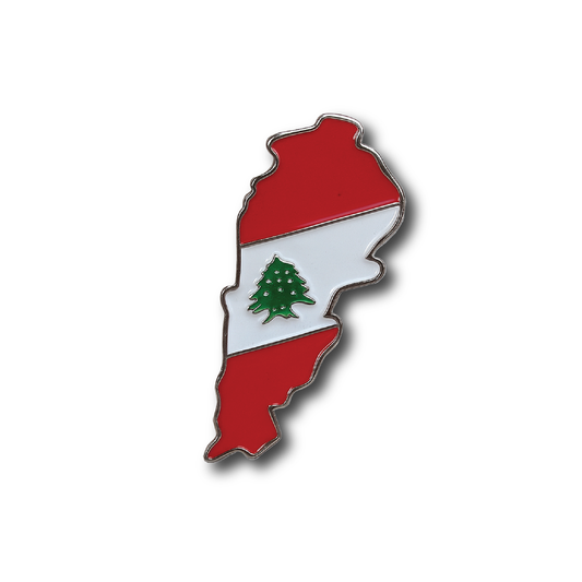 Map Metal Badge