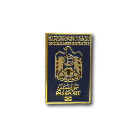 Passport Metal Badge